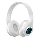 B39 Wireless Bluetooth Headset Subwoofer With Breathing Light Support TF Card(White) - 3