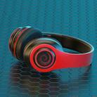 B39 Wireless Bluetooth Headset Subwoofer With Breathing Light Support TF Card(Red Black) - 1