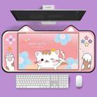 400 x 800 x 2mm Cute Cat Ear Computer Keyboard Desk Pad Mouse Pad(3) - 1