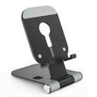 Magsafe Wireless Charging Stand Aluminum Alloy Folding Desktop Live Bracket(Dark Gray) - 1