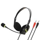 SOYTO SY440MV Teaching Office Network Class Student Education Computer Headset, Style: Black PC  - 1