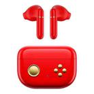 F2 TWS Noise Cancelling Wireless Bluetooth In-Ear Stereo Game Earphone(Red) - 1