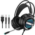 Heir Audio Head-Mounted Gaming Wired Headset With Microphone, Colour: X9 Double Hole (Black) - 1