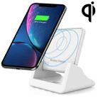A9189 10W Vertical Wireless Fast Charger with Detachable Mobile Phone Holder(White) - 1