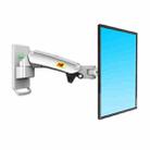 NORTH BAYOU Universal Telescopic Rotating Lifting Monitor Bracket, Model: F120 (Silver) - 1