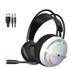 PANTSAN PSH-100 USB Wired Gaming Earphone Headset with Microphone, Colour: 3.5mm White - 1