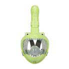 Cartoon Kids Full Dry Diving Mask Swimming Anti-Fog Snorkeling Mask, Size: XS(Dinosaur) - 1