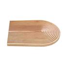 Small Elliptical  Wooden Tray Photography Shooting Props - 1
