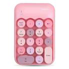MOFii X910 2.4G 18 Keys 1600 DPI Wireless Numeric  Keypad(Pink) - 1