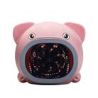 B101 Small Hot Air Fan Speed Hot Mute Saving Electric Heater, CN Plug(Pink) - 1