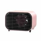 Home Office Bedroom Desktop Mini Silent Heater, CN Plug(Pink) - 1