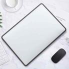 TPU + PC Laptop Protective Case For MacBook Pro 13.3 inch A2338 2020(Black Side + Matte Transparent Whiter) - 1