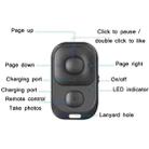 CDY001 Multifunctional USB Rechargeable Bluetooth Selfie Remote Control(Black) - 3