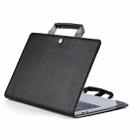 Book Style Laptop Protective Case Handbag For Macbook 12 inch(Black) - 1