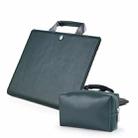 Book Style Laptop Protective Case Handbag For Macbook 12 inch(Ink Green + Power Bag) - 1