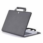 Book Style Laptop Protective Case Handbag For Macbook 16 inch(Grey) - 1