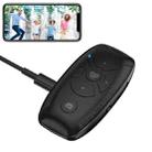 S86 Car Key Shape Multifunctional Bluetooth Selfie Video Remote Control(Black) - 1