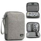 Baona BN-D004 Double-layer Data Cable Storage Bag Digital Accessories Finishing Bag(Grey) - 1