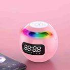 ZXL-G90 Portable Colorful Ball Bluetooth Speaker, Style: AI Voice Version (Pink) - 1