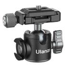 Ulanzi U-80L Cold Shoe Ball Head With Arca Swiss Quick Release Plate(Black) - 1