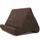 Tablet Mobile Phone Bracket Multi-Angle Pillow, Size: 27x25x23cm(Dark Brown) - 1