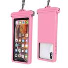 Multifunctional Plastic Anti-Drop Mobile Phone Waterproof Bag(Pink) - 1