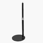 Desktop Disc Telescopic Rod Ring Light Support Frame(Black) - 1