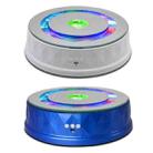 LED Light Electric Rotating Turntable Display Stand Video Shooting Props Turntable(Blue) - 2