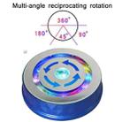 LED Light Electric Rotating Turntable Display Stand Video Shooting Props Turntable(Blue) - 4