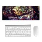 Hand-Painted Fantasy Pattern Mouse Pad, Size: 300 x 800 x 1.5mm Not Overlocked(4 Tree Scenery) - 1