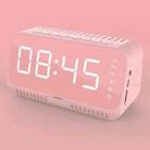 NW-A20 Mini Alarm Clock HIFI Wireless Bluetooth Speaker(Pink) - 1