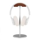 020 Walnut Aluminum Alloy Display Holder for Headset(Silver) - 1