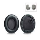 2 PCS Leather Headset Earmuffs for Sony 1000XM4 Black with Snap - 1