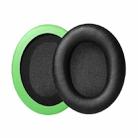 1 Pair Headset Earmuffs For Kingston HyperX Cloud II / Silver / Alpha / Flight / Stinger, Colour: Black+Green Protein Skin - 1