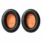 1 Pair Headset Earmuffs For Kingston HyperX Cloud II / Silver / Alpha / Flight / Stinger, Colour: Black+Orange - 1