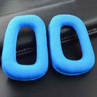 2 PCS Headset Sponge Earmuffs for Logitech G35 / G930 / G430 / F450(Blue) - 1