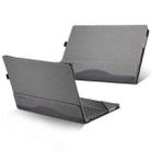 13.9 inch PU Leather Laptop Protective Cover For Lenovo Yoga 5 Pro / Yoga 910(Light Grey) - 1