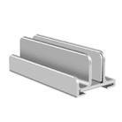 Aluminum Alloy Laptop Tablet Phone Storage Stand, Color: L401 Double Slot (Silver) - 1