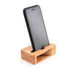 2 PCS GB050 Mobile Phone Stand Bamboo Loudspeaker - 1