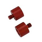 10 PCS Screw Adapter 3/8 Female to 1/4 Male  Screw(Red) - 1