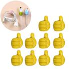 10 PCS Handy Holder Cable Organizer Household Convenience Clip(Yellow) - 1