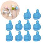 10 PCS Handy Holder Cable Organizer Household Convenience Clip(Blue) - 1