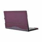 PU Leather Laptop Protection Sleeve For HP Spectre X360 15-EB(Wine Red) - 1