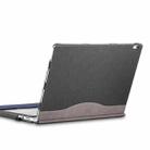 PU Leather Laptop Protective Sleeve For Microsoft Surface Book 1 13.5 inches(Gentleman Gray) - 1