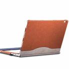 PU Leather Laptop Protective Sleeve For Microsoft Surface Book 2 13.5 inches(Business Brown) - 1