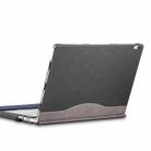 PU Leather Laptop Protective Sleeve For Microsoft Surface Book 3 13.5 inches(Gentleman Gray) - 1