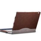 PU Leather Laptop Protective Sleeve For Microsoft Surface Book 3 15 inches(Brown) - 1