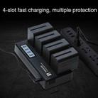 FB F970 4 Slot Battery Fast Charger For Sony NP-F970 / NP-F960, CN PLug - 5