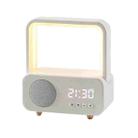 WH-J08 Home Portable Mini Bluetooth Speaker with Night Light Clock Style - 1