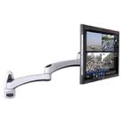 Gibbon Mounts FE112W Wall-Mounted Dual-Section Telescopic Monitor Stand(White) - 1